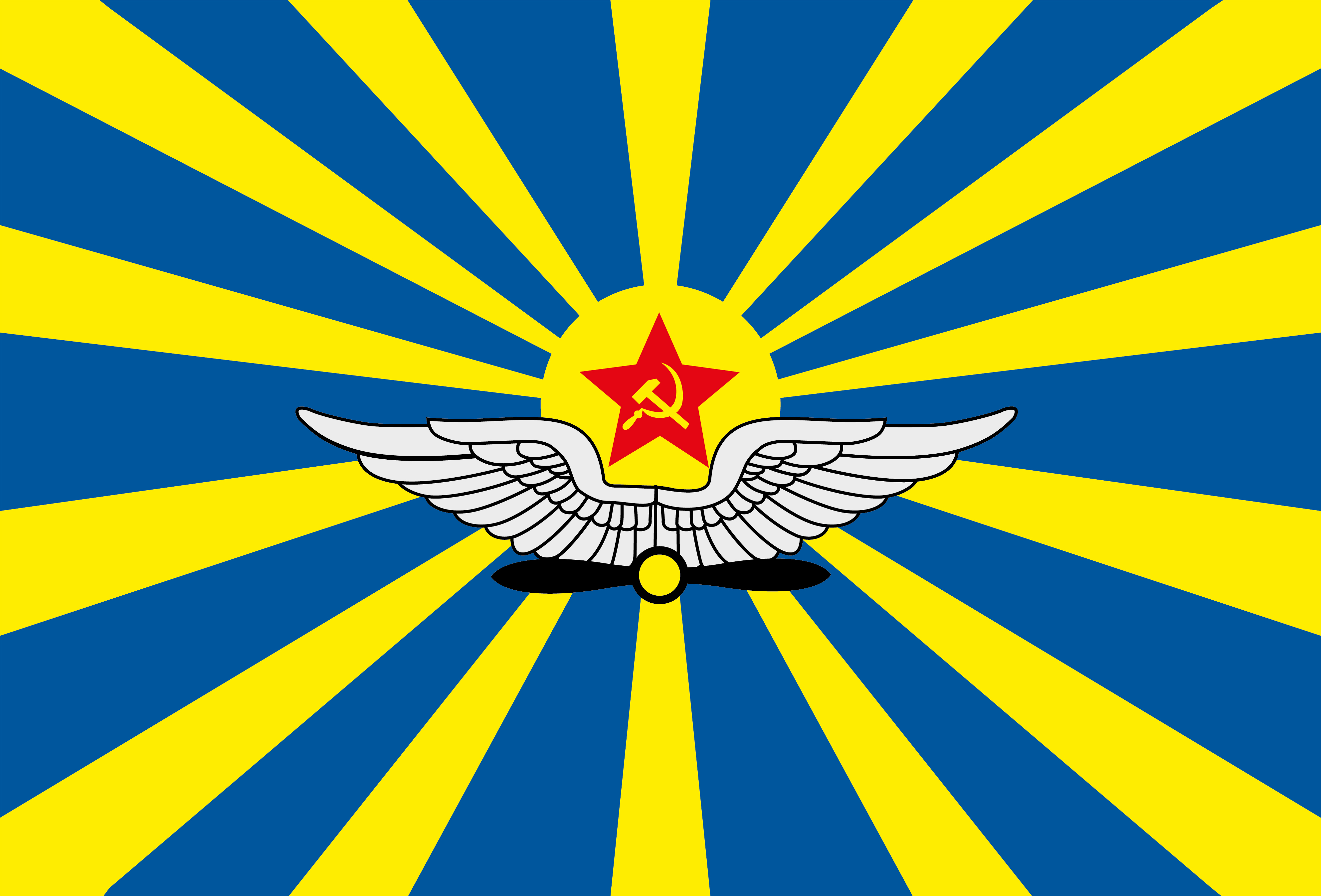 Флаг ВВС СССР 90х135